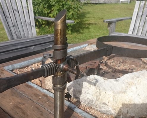 schwenkbares Feuergestell